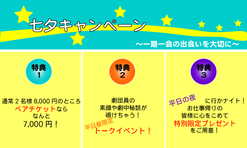 鴨川の海をを舞台にした演劇「マグロを釣るつもりじゃなかった」七夕キャンペーン◆Theatre劇団子 23rd act