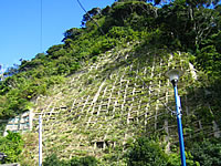 特攻基地の岩窟跡